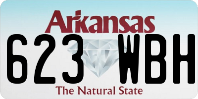 AR license plate 623WBH