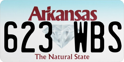 AR license plate 623WBS