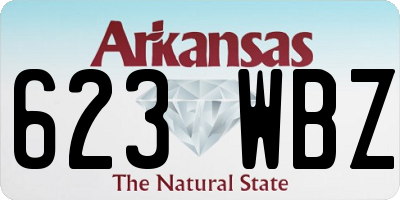 AR license plate 623WBZ