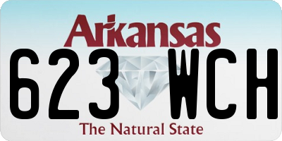 AR license plate 623WCH