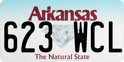 AR license plate 623WCL