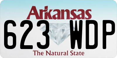 AR license plate 623WDP