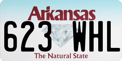 AR license plate 623WHL