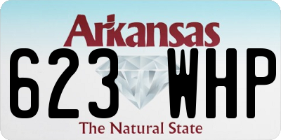 AR license plate 623WHP