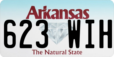AR license plate 623WIH