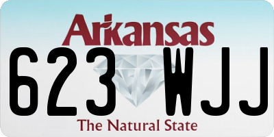 AR license plate 623WJJ