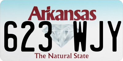 AR license plate 623WJY