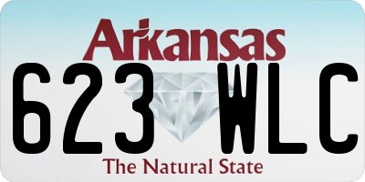 AR license plate 623WLC