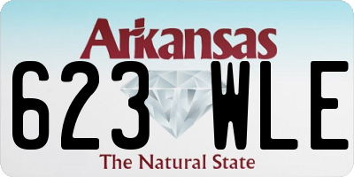 AR license plate 623WLE