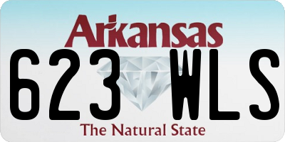 AR license plate 623WLS