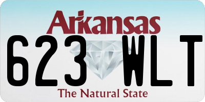 AR license plate 623WLT