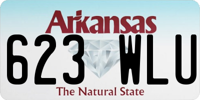 AR license plate 623WLU
