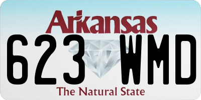 AR license plate 623WMD