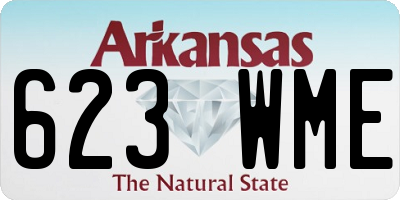 AR license plate 623WME