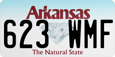 AR license plate 623WMF