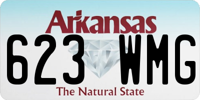AR license plate 623WMG