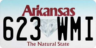 AR license plate 623WMI