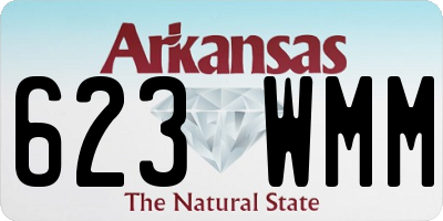 AR license plate 623WMM