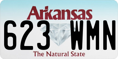 AR license plate 623WMN