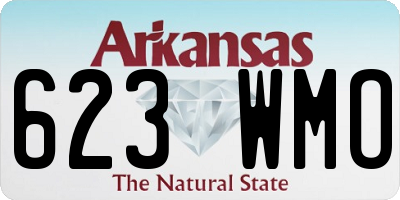 AR license plate 623WMO
