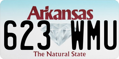 AR license plate 623WMU