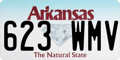 AR license plate 623WMV