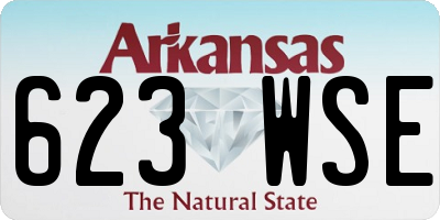 AR license plate 623WSE