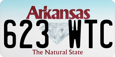AR license plate 623WTC