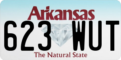 AR license plate 623WUT