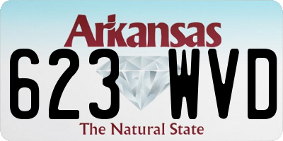 AR license plate 623WVD