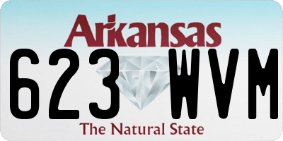 AR license plate 623WVM