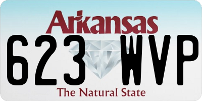 AR license plate 623WVP