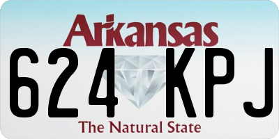 AR license plate 624KPJ