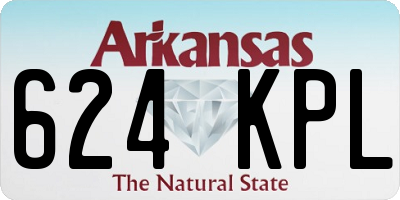 AR license plate 624KPL