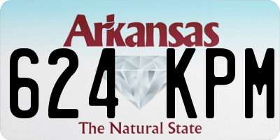 AR license plate 624KPM