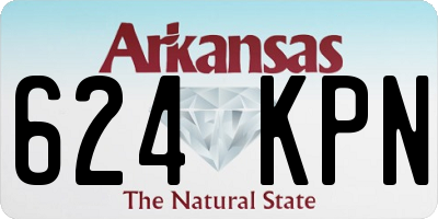 AR license plate 624KPN