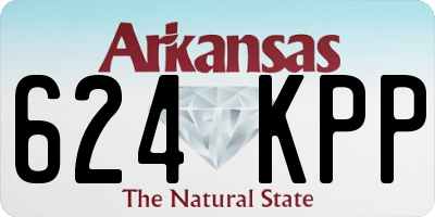 AR license plate 624KPP