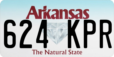 AR license plate 624KPR