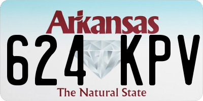 AR license plate 624KPV