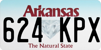 AR license plate 624KPX