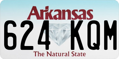 AR license plate 624KQM