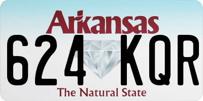 AR license plate 624KQR