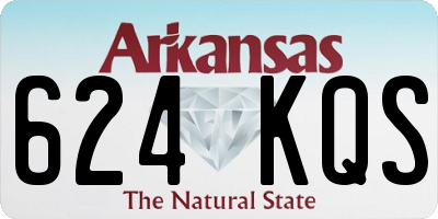 AR license plate 624KQS