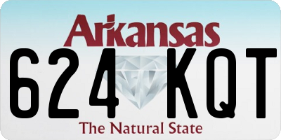 AR license plate 624KQT