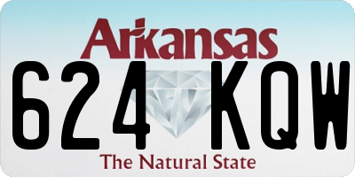 AR license plate 624KQW