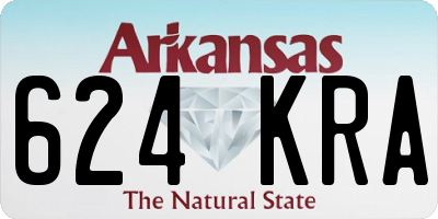 AR license plate 624KRA