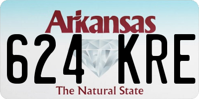 AR license plate 624KRE