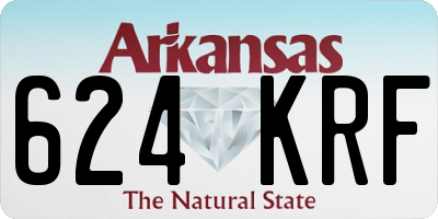 AR license plate 624KRF