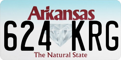 AR license plate 624KRG