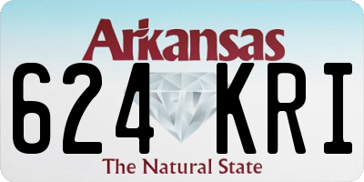 AR license plate 624KRI